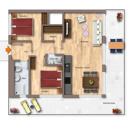 Brise Stadtvilla Blumenhof App 12 Διαμέρισμα